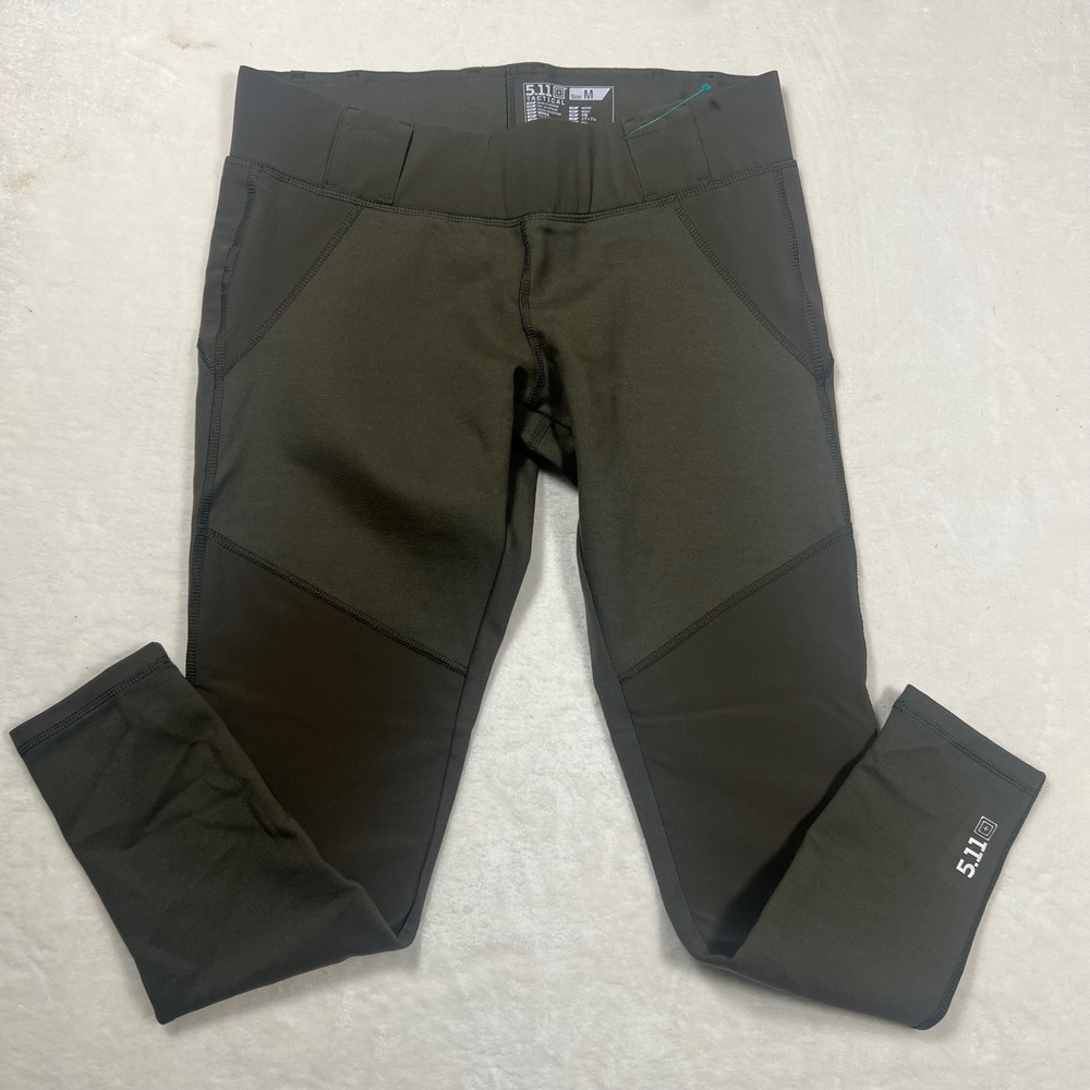 5.11 Tactical Raven Range Leggings Tundra Green Womens Medium Gorpcore Outdoor